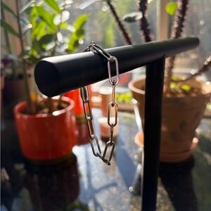 Elizabeth Stone LUXE Link Up Silver Bracelet - Retired